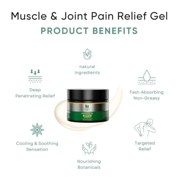 HONA CBD Muscle Joint Relief Gel 2800mg Product Highlights