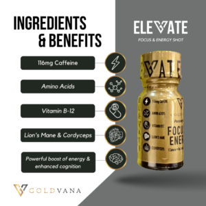 Goldvana Elevate Energy Shot Benefits