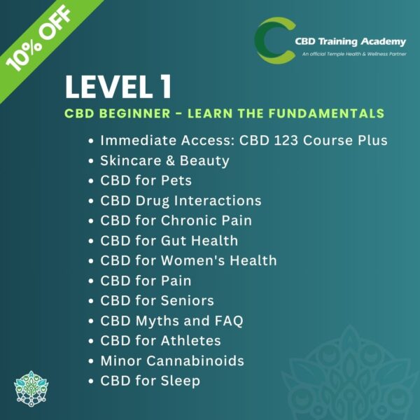 Level 1 CBD Training Course: Learn the Fundamentals Courses