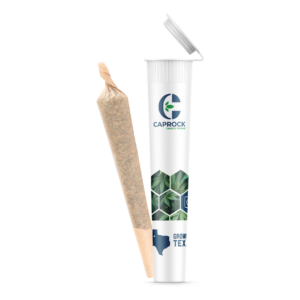 Hemp THCA Blunts 1g Pre-Roll Caprock Family Farms and Container Open